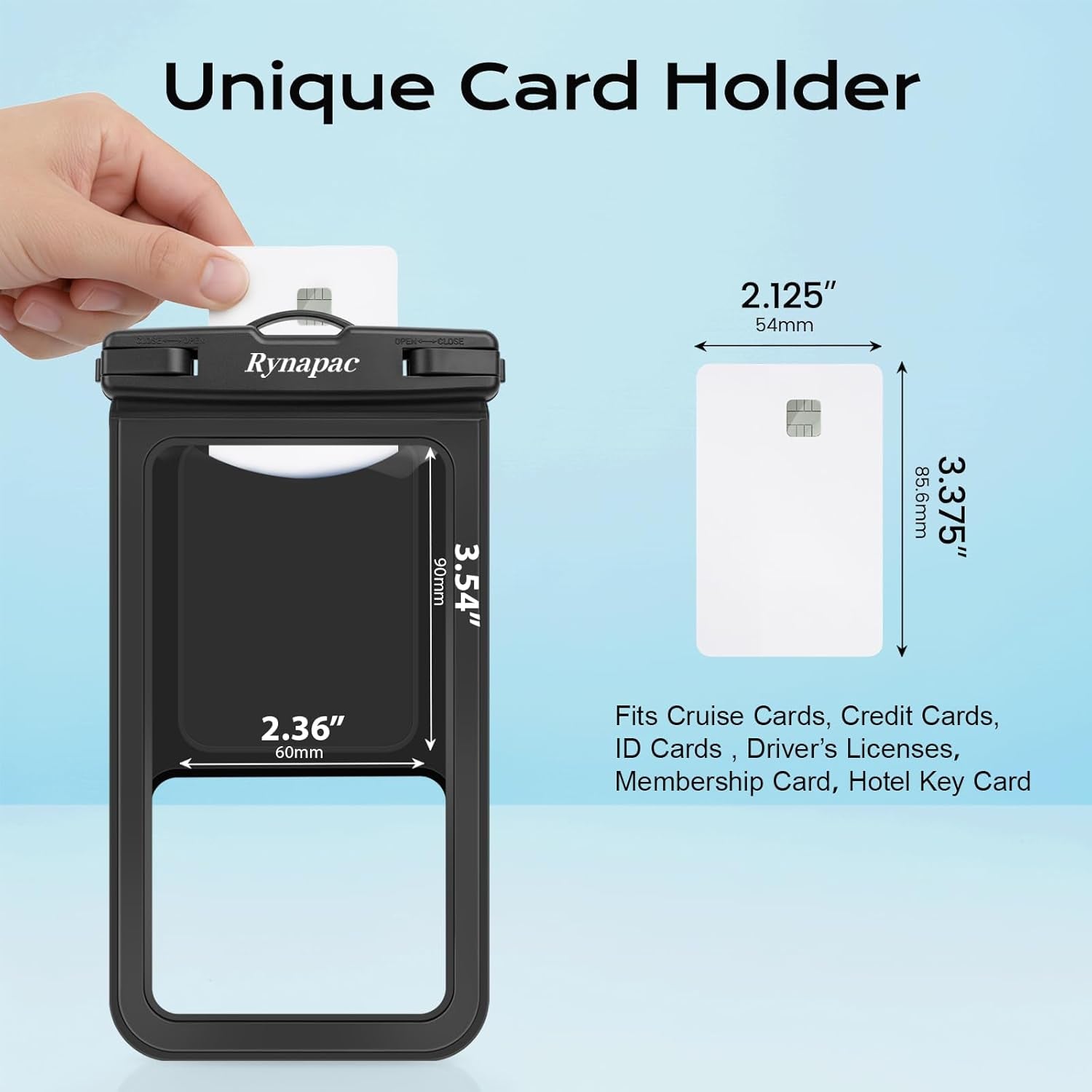 Waterproof Phone Pouch [Up to 8.5"] - 2 Pack, IPX8 Waterproof Phone Case with Lanyard for Iphone 17 16 15 Pro Max, Touchscreen & Photograph, Cellphone Dry Bag for Beach Cruise Essentials 2026