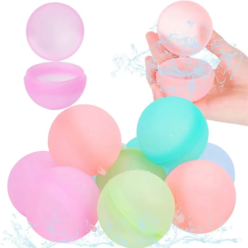 10-30Pcs Reusable Water Balloons Water Ball for Kids Outdoor Activities, Kids Pool Beach Bath Toys Water Bomb for Summer Games