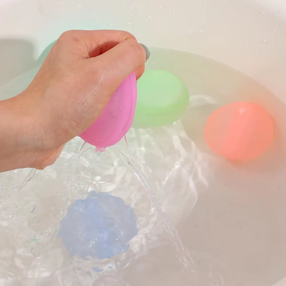 10-30Pcs Reusable Water Balloons Water Ball for Kids Outdoor Activities, Kids Pool Beach Bath Toys Water Bomb for Summer Games